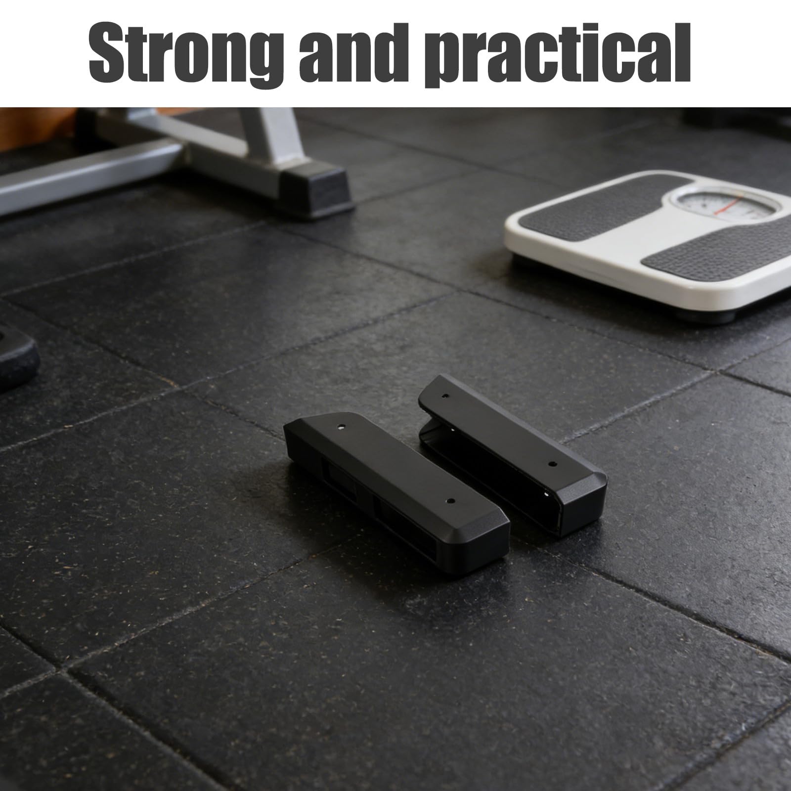 1 par de soportes para báscula de pared de baño: soporte de almacenamiento de báscula de pared autoadhesivo de acrílico para baño, dormitorio, gimnasio en casa y cocina.