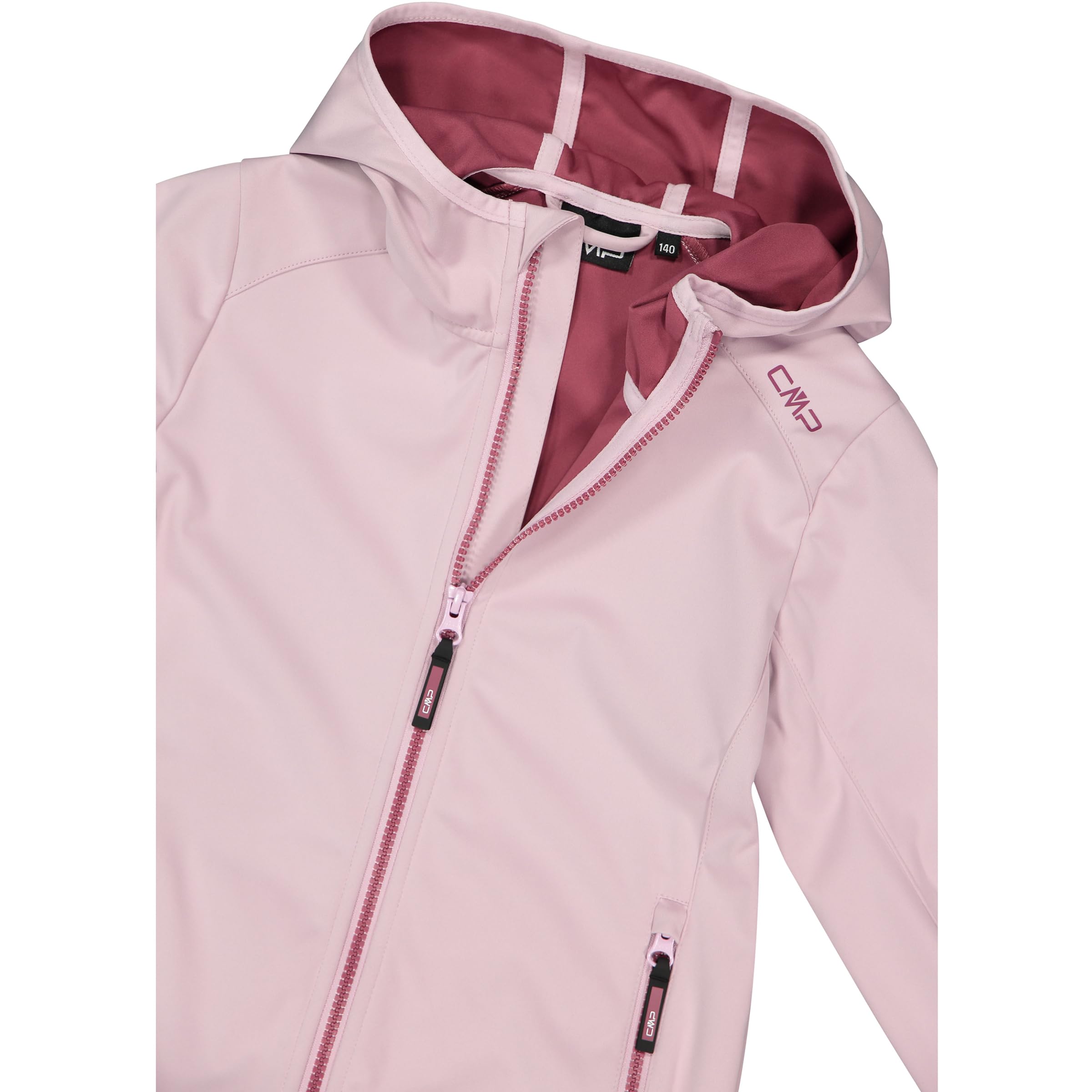 CMP KID G JACKET FIX HOOD DAWN PINK