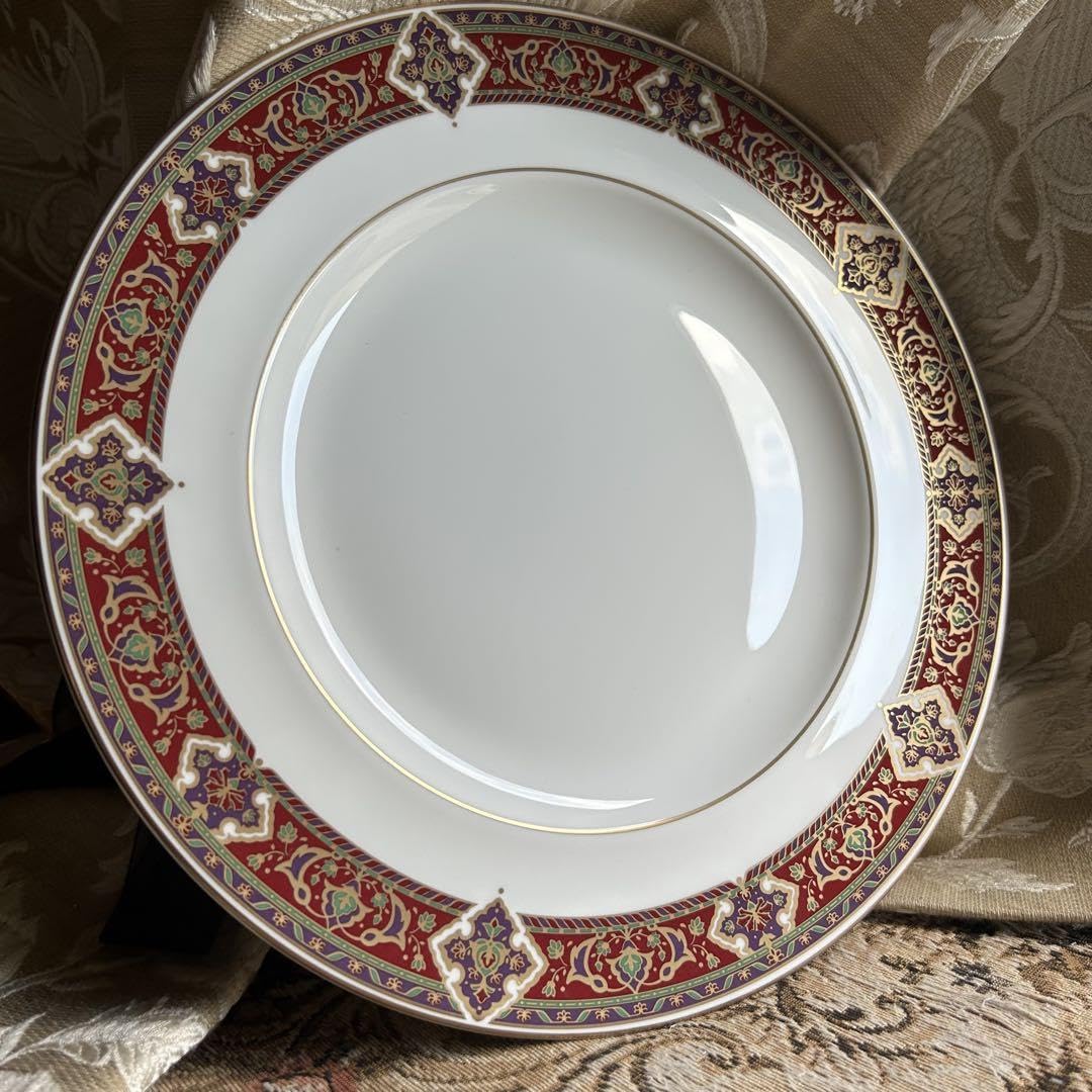 新品 英国製 ROYALDOULTON【AXMINSTER】高級古典柄 大皿5枚