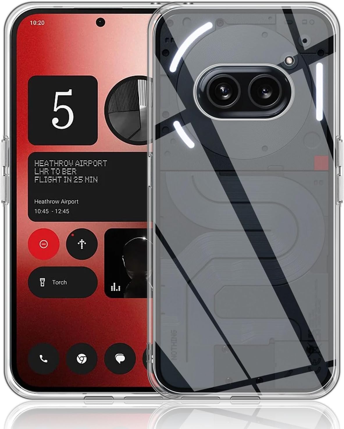 CELLUTION Case for Nothing Phone 2A 5G Crystal Clear Soft Silicone TPU Back Cover Case with Raised Bumps for Camera & Screen Protection for Nothing Phone 2A 5G (Transparent) (B0CYHBQHSK) Amazon Price History, Amazon Price Tracker