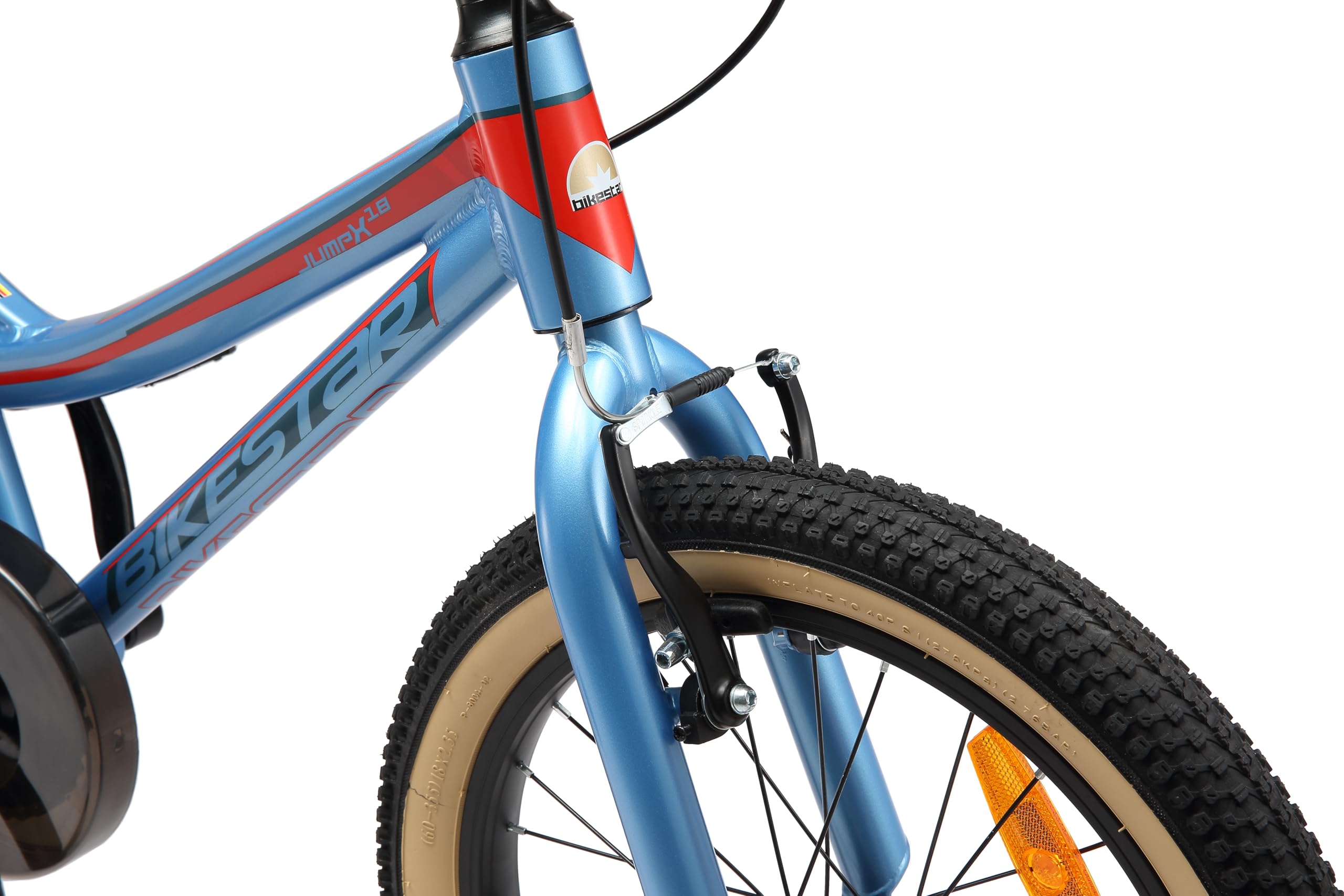 BIKESTAR Bicicleta Infantil Aluminio para niños y niñas a Partir de 5 años | Bici de montaña 18" Pulgadas con Freno en V |