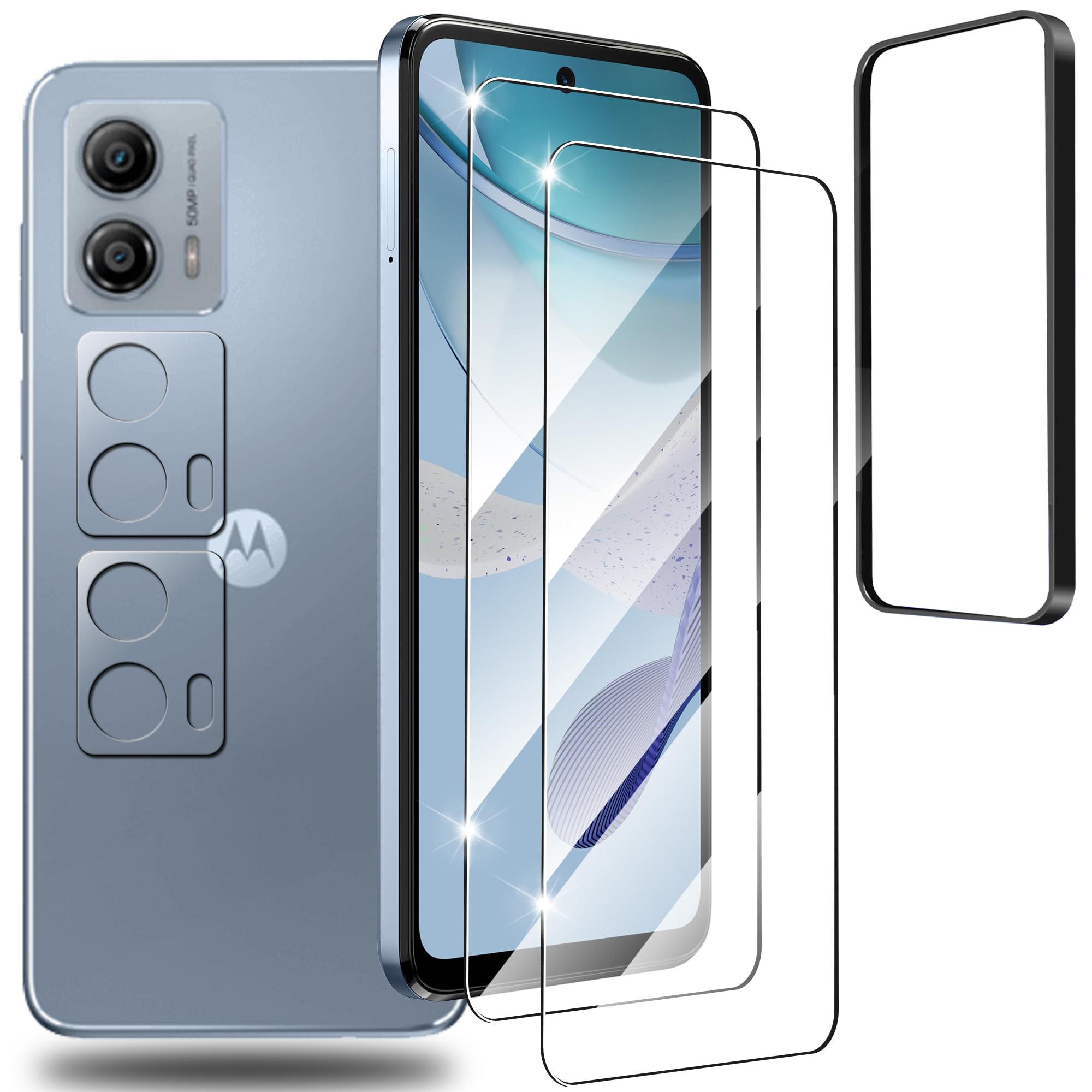 Amazon | moto g53j 5G / moto g53y 5G ガラスフィルム+モトローラ 