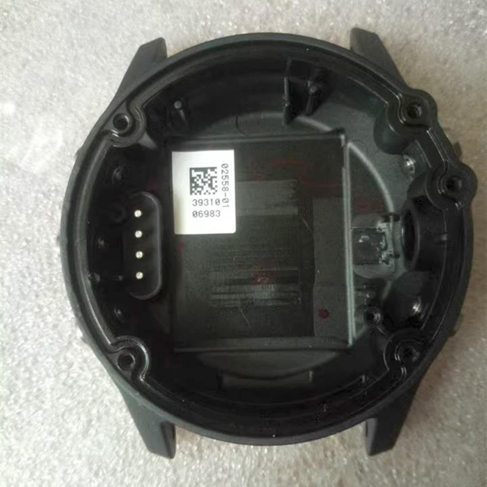 NATEFEMIN Replacement Rear Watch Black Cover for Garmin D2 Bravo GPS Watch Smart Accessory (not Included Battery)