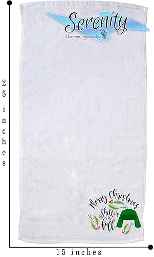 Miniatura 4 de Christmas Decor  Decorative Kitchen and Bath Hand Towels  It's Beginning To Cost A Lot  XMAS Winter Novelty  White Towel Home Holiday Decorations