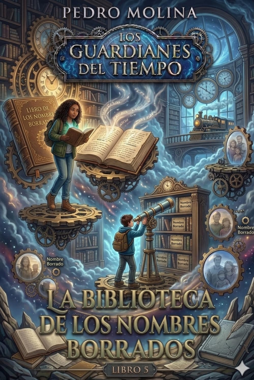 La biblioteca de los nombres borrados: Una novela de fantasía juvenil, magia y aventuras en la naturaleza (Los guardianes del tiempo)