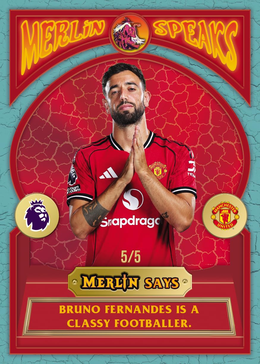 Topps Merlin Premier League 2026 - Boîte de valeur | 4 cartes par paquet, 7 paquets par boîte avec 1 numérotée parallèle par boîte