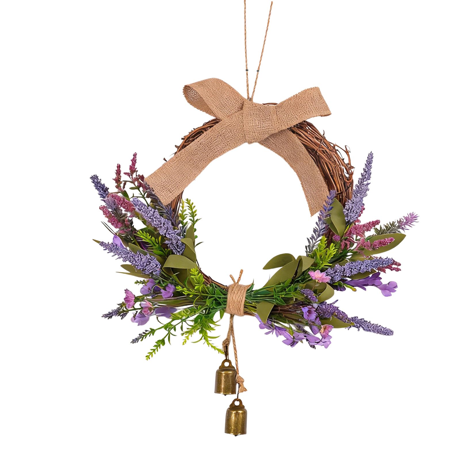 Couronne de fleurs séchées murale pour embellir un intérieur terne