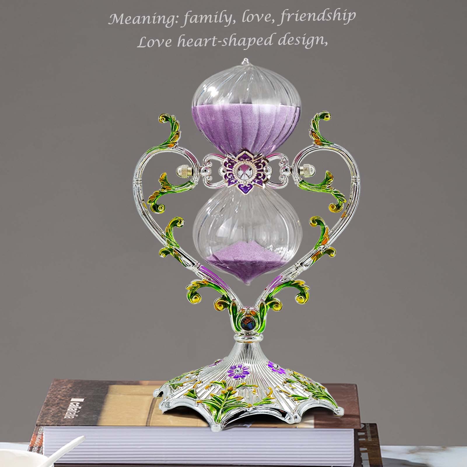 人気上昇中↑メタル　砂時計　アイディアデザイン　飾り物　置物TYS-198 おしゃれ オブジェ（砂時計｜インテリア小物・置物