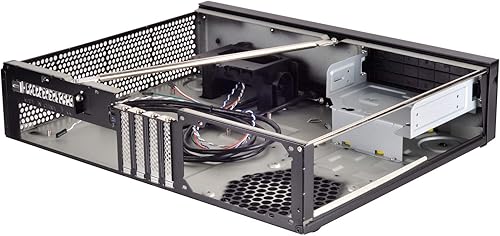 Miniatura 3 de Silverstone Milo ML04 Puerta delantera de aluminio/cuerpo de acero Micro ATX Media Center/HTPC Case, SST-ML04B