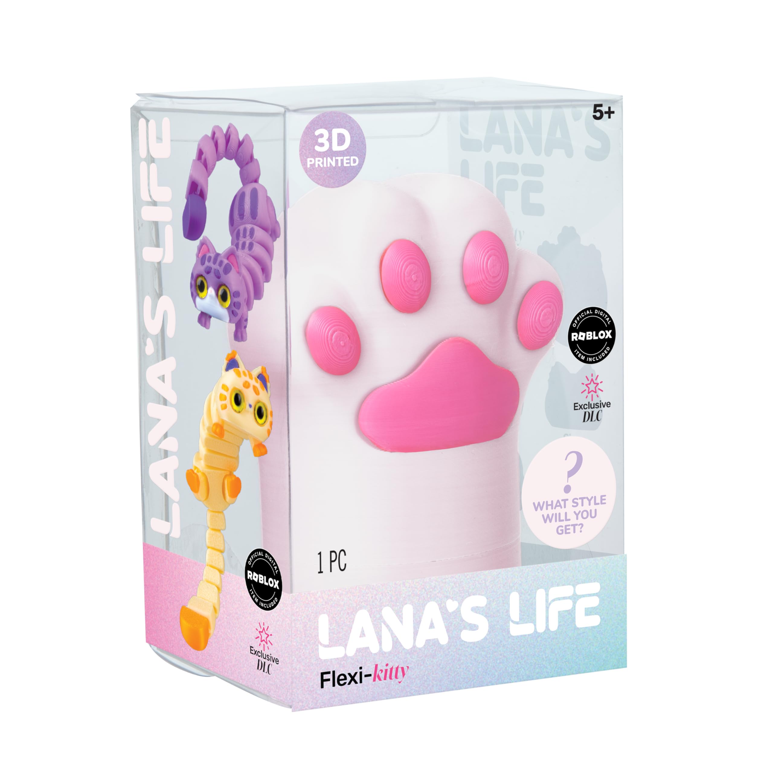 Amazon.com: Lana's Life 3D Printed Flexi-Kitty Blind Box Cat Paw