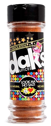 DAK's Spices BBQueen - Mezcla de condimentos  100% libre de sal y azúcar  Condimento saludable  Sin MSG, conservantes y cloruro de potasio  Bajo en