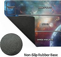 Vista 2 de Tapete de juego TCG, tapete de juego de pinturas AI, alfombrilla de mouse compatible con MTG Trading Card Game Mats Juego de mesa TCG Playmat