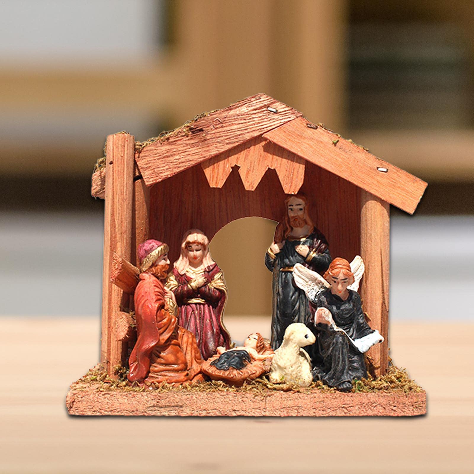 Amazon.co.jp: クリスマスのキリスト降誕のシーン クリスマス