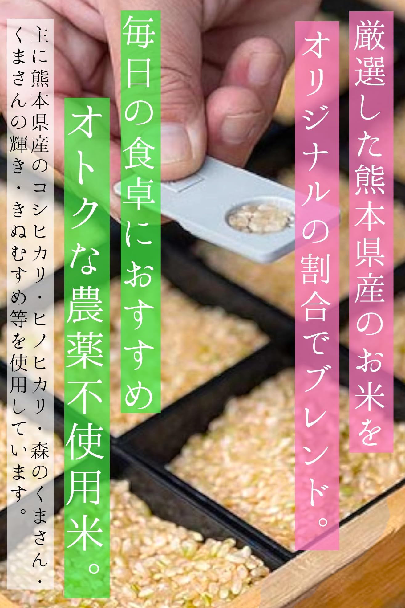 新米｜訳あり中粒ヒノヒカリ｜農薬不使用｜20kg