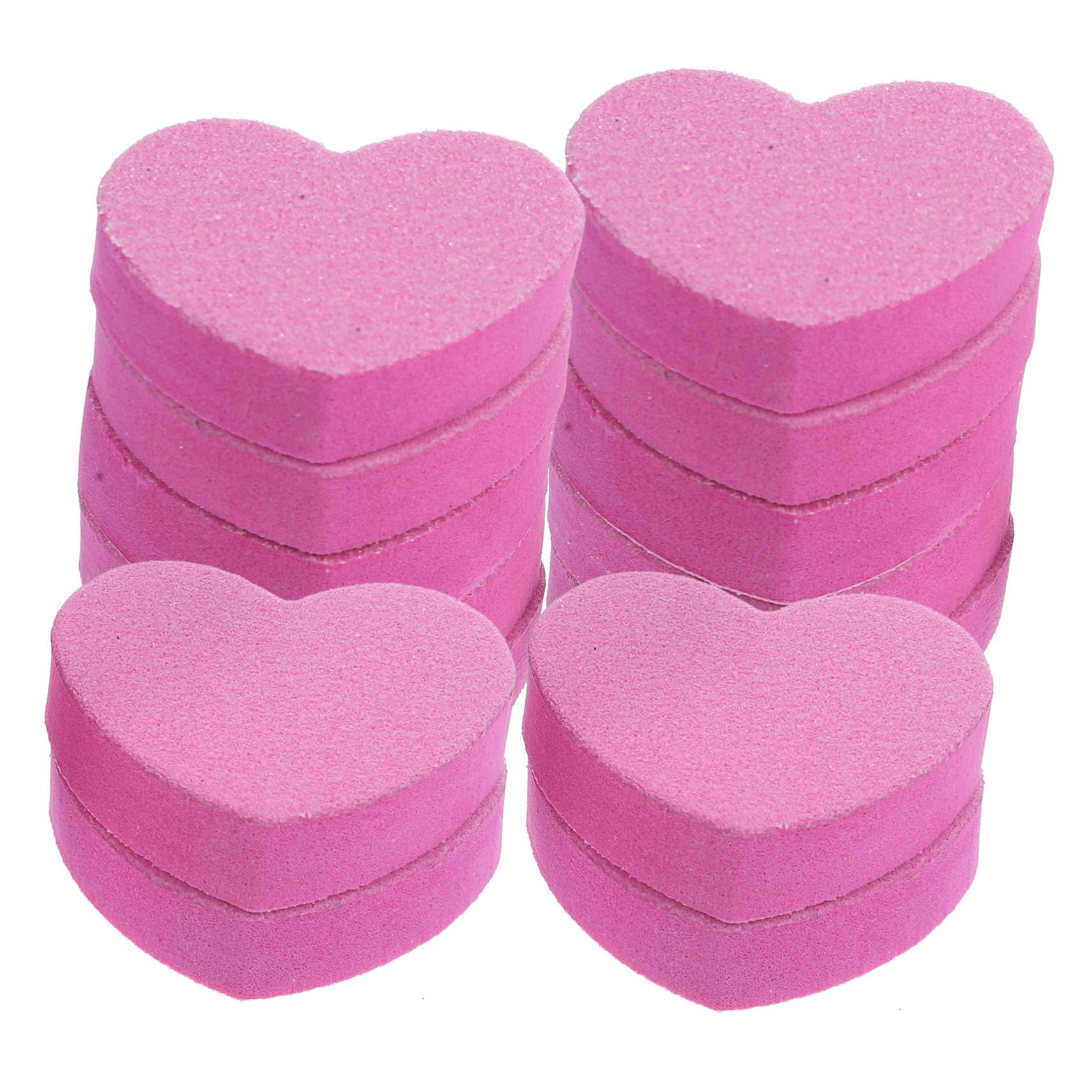 Beaupretty 150piezas Archivos De Uñas De Esponja Doble Cara Para Manicura y Pedicura Herramientas Lavables Para Pulido De Uñas Naturales y Acrílicas Rosa