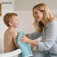 Vista 24 de SEMAXE Juego de 12 toallas de 100% algodón, 13 × 13 pulgadas, toallas suaves amarillas para la cara – súper absorbentes y de secado rápido, paño