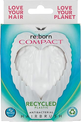 Miniatura 2 de Tangle Angel Essential ReBorn - Cepillo para el cabello blanco y fucsia