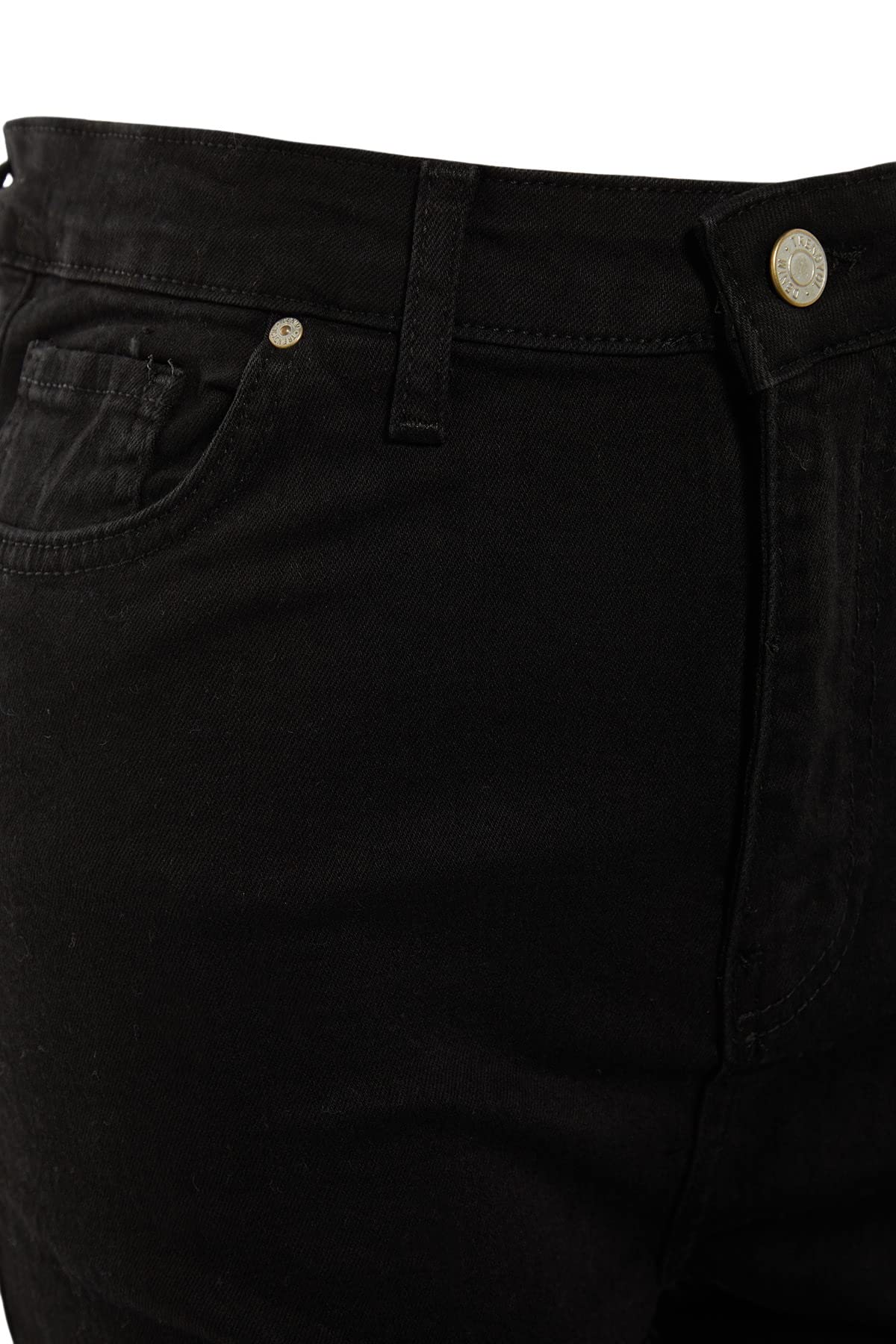 Trendyol Women Plus Size High Waist Flare Leg Plus Size Jeans