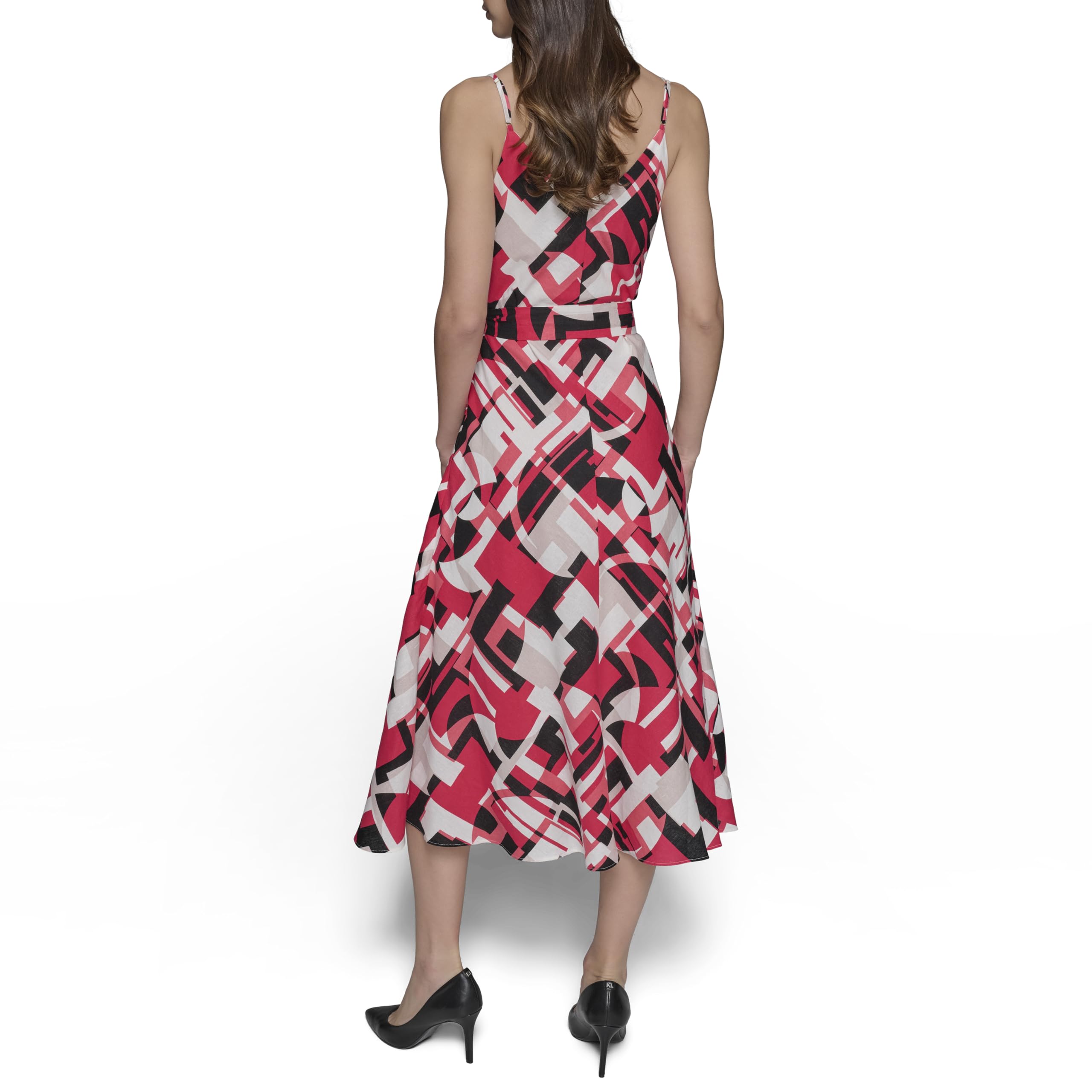 Karl Lagerfeld Paris Casual Summer Bright Dress Vestido Informal para Mujer