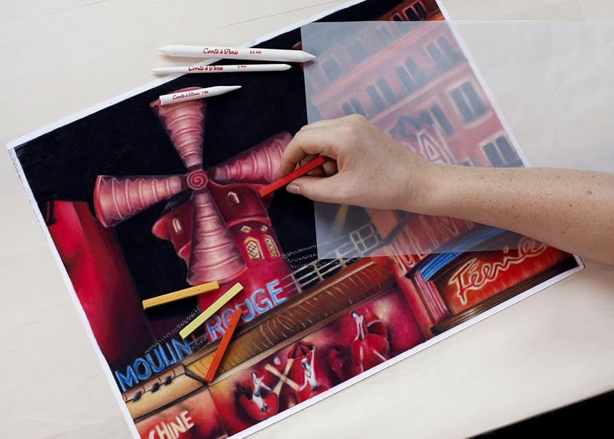 canté à Paris コンテアパリ　パステル Conte A PARIS コンテ・ア・パリ パステルペンシル 12色 | ゆめ画材