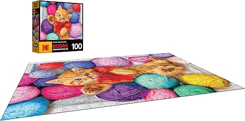 Miniatura 3 de RoseArt - Kodak Premium - Caja de hilo de peluche - Rompecabezas de 100 piezas para adultos