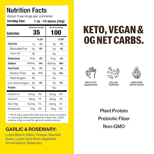 Miniatura 3 de BRAMI Frijoles de ajo y hierbas, 5.3 oz