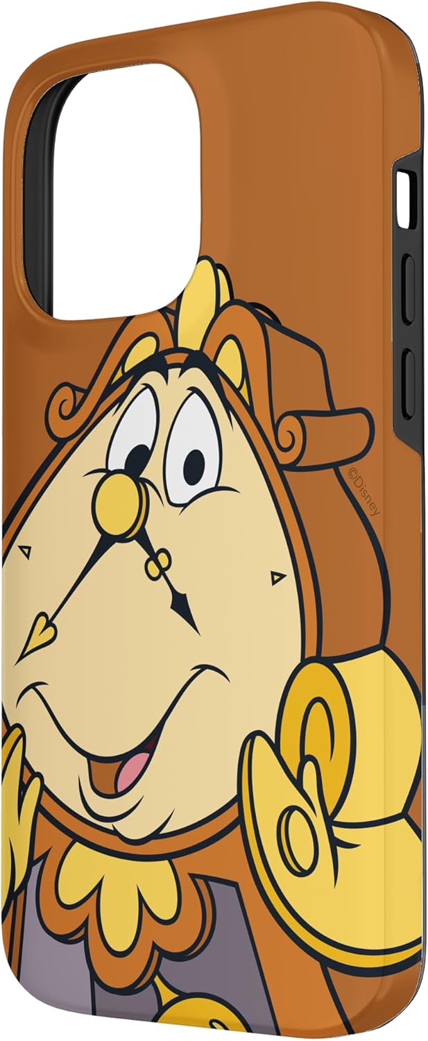 iPhone 14 Pro Max Disney Beauty and the Beast Cogsworth Case