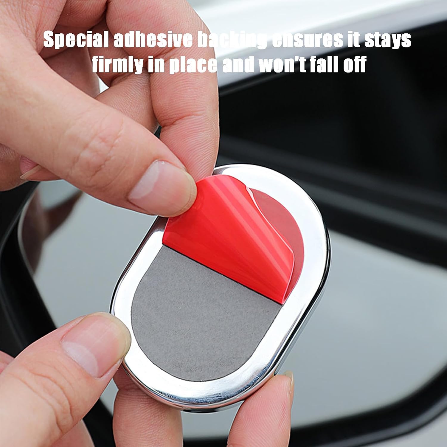 2Pcs Blind Spot Mirrors for Opel Grandland X/Insignia/Karl/Mokka/Movano/Rocks-e/Vivaro 360°Wide Angle Adjustable Reversing Auxiliary Mirrors HD Glass Side Mirror