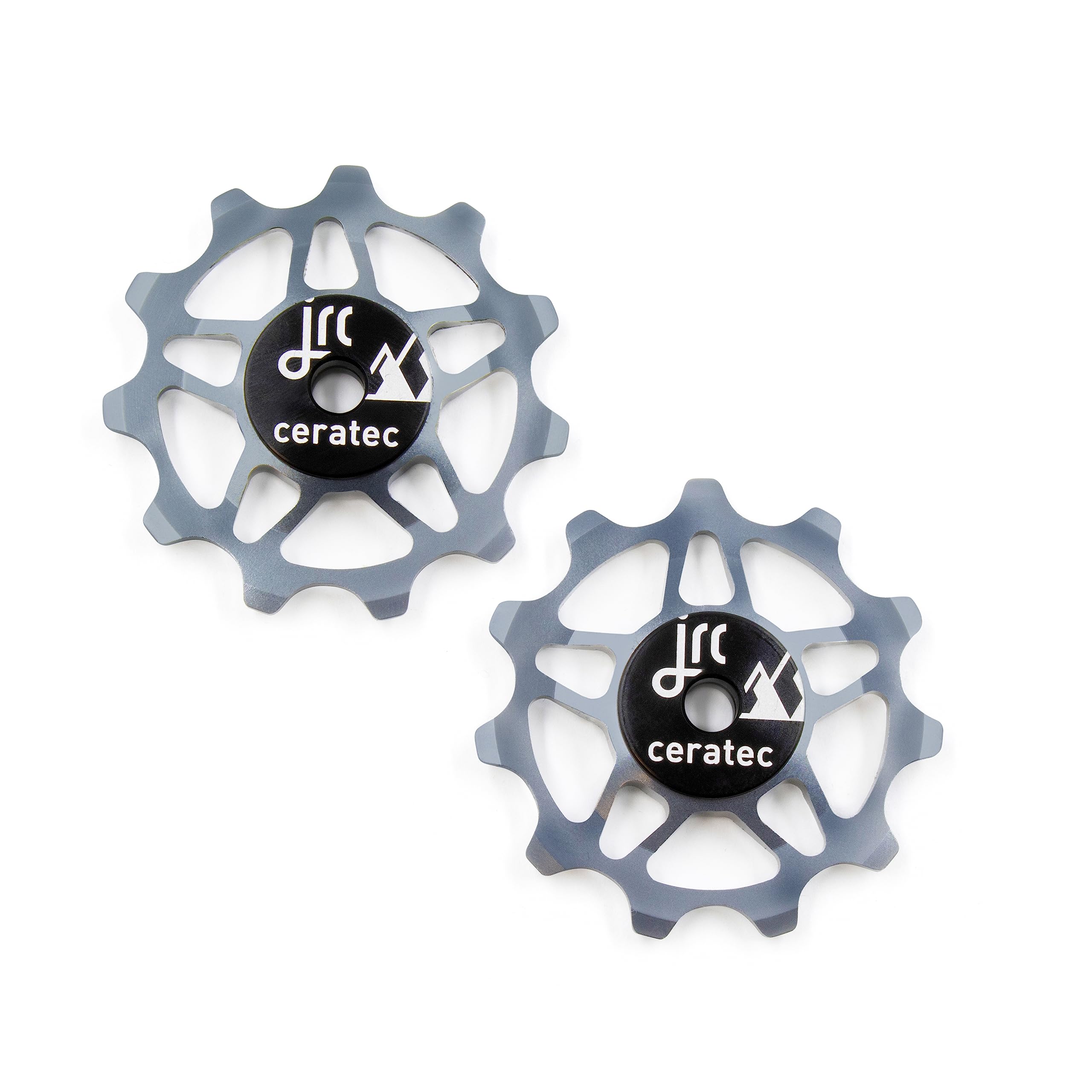 JRC Components Roues de poulie en céramique 11T | Compatible avec Shimano Dura Ace R9250 | Roue de dérailleur Hybride en céramique pour Shimano 12 Vitesses | Dérailleur arrière