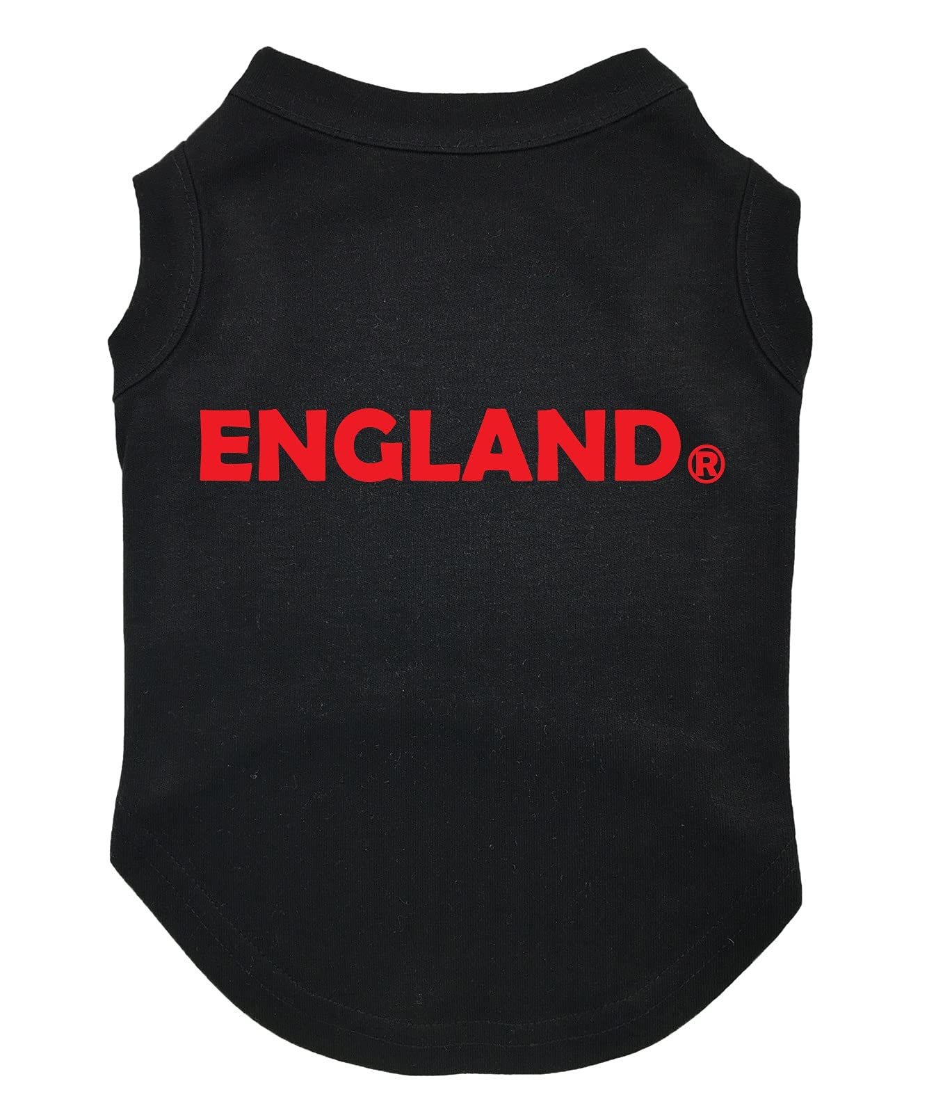 T-shirt pour chien England R Sign Noir XXXL pour les balades