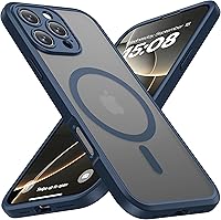 Vista 130 de ImpactStrong Magnetic Guard Designed for iPhone 14 Pro Max Case [Camera Protection] [Military Grade Drop Tested] [Compatible with MagSafe] Slim Black