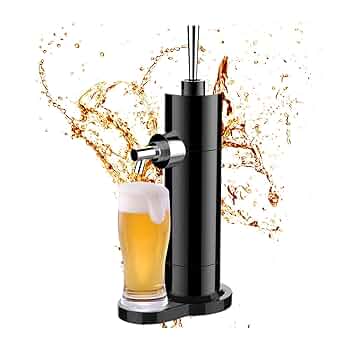 ビールサーバー 卓上タイプ 黒と金 Amazon｜黒,ビールサーバー ビアカクテルサーバー 超音波式