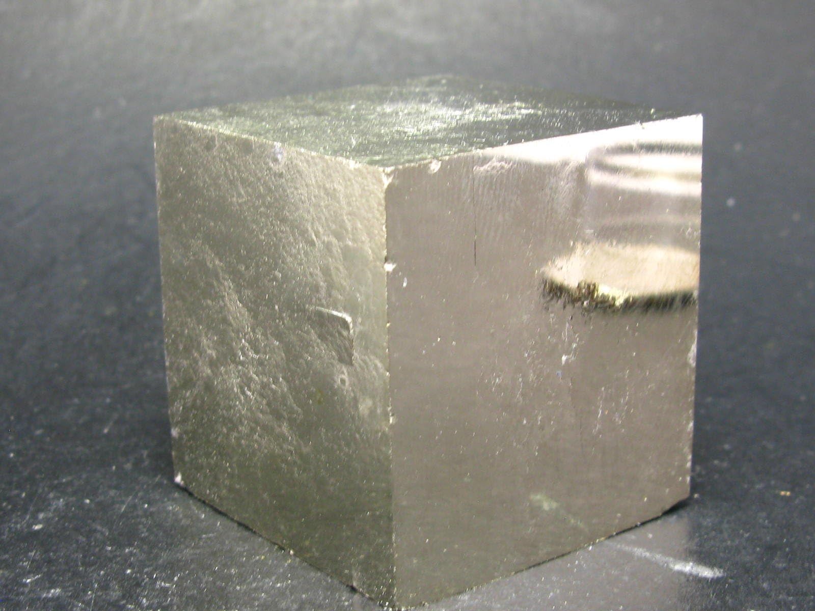 Perfect Cube Pyrite Crystal From Spain - 1.3"