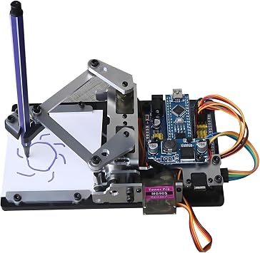 DIY Pen Plotter Robot Kit for Drawing and Writing, Open Source Programming with Type-C Power, Artistic Creation Tool