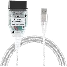 LZLRUN K+CAN K+DCAN Car Diagnostic Tool Cable OBD USB Interface with Switch for BMW with FT232RL NCS Coding Winkfp Tool32 Programing