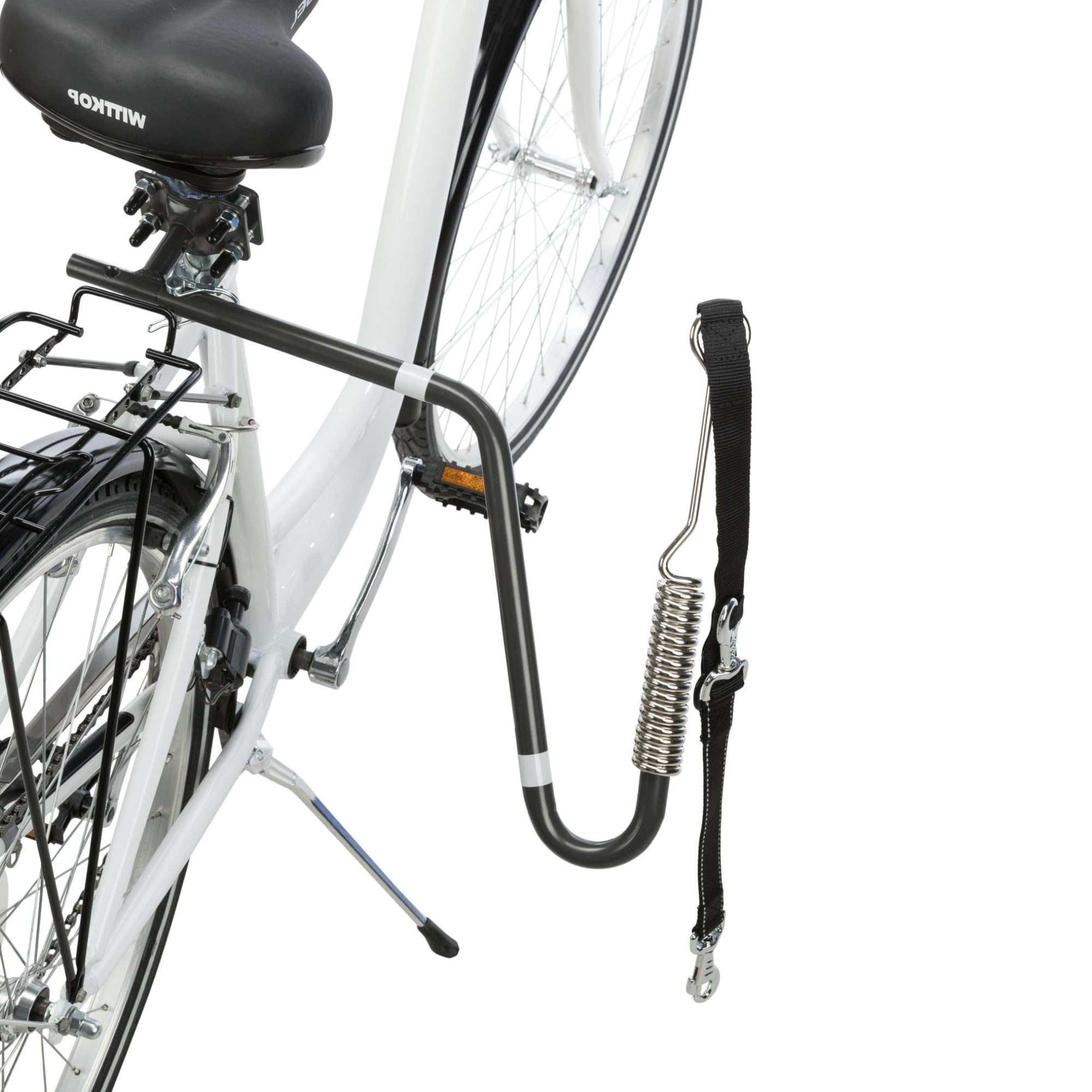 Trixie Hunde Biker-Set U-Form – M-XL – Fahrradzubehör für Hunde – mit Feder zur Zugdämpfung – hohe Fahrstabilität – für mittelgroße und große Hunde