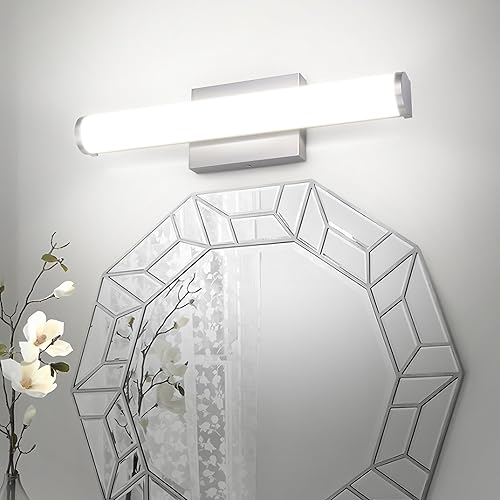 ASD Lámpara LED de montaje en pared de 18 pulgadas, interruptor de 20 W, 120 V, 1500 lm, 3000 K/4000 K/5000 K, regulable, no parpadea, Energy Star,