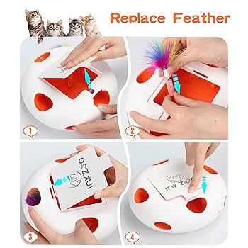 Amazon | INKZOO 猫のおもちゃ インタラクティブな猫のおもちゃ