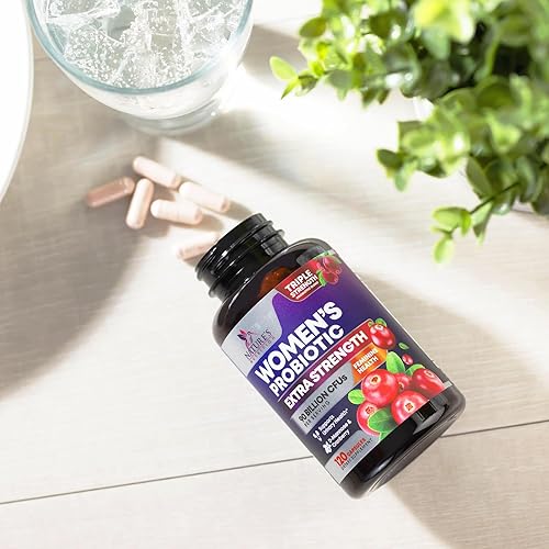 Miniatura 9 de Probióticos para mujeres, 90 mil millones de UFC, 16 cepas probióticas con arándano, probióticos vaginales con prebióticos PH, digestivo, UT, inmune