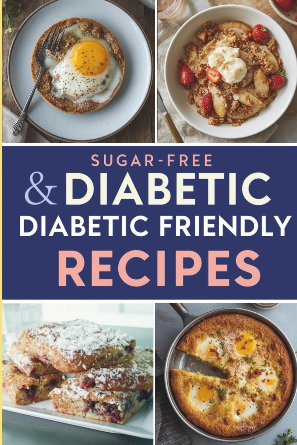 Sugar-Free & Diabetic Friendly Recipes: Delicious Low-Carb Meals - Breakfast, Lunch, Dinner, Desserts