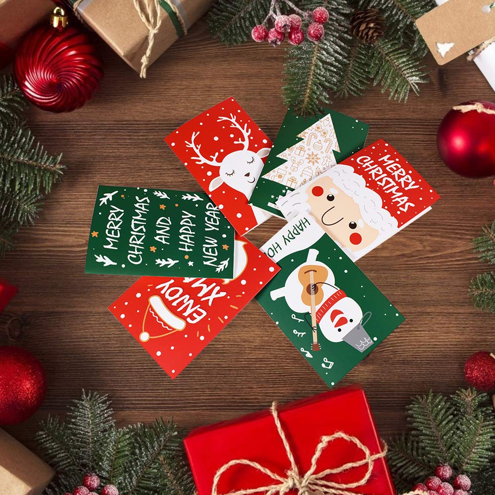 Frohe Weihnachtskarten Mit Umschlägen – Blanko Zum Selbstgestalten, 21x14,8 Cm