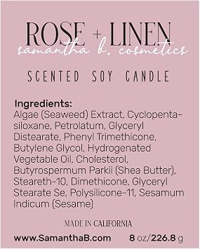 Custom Rectangular Labels for Ingredients, Custom Logo Labels, Custom Stickers for Candles, Soaps, Bath Bombs and Cosmetic Product