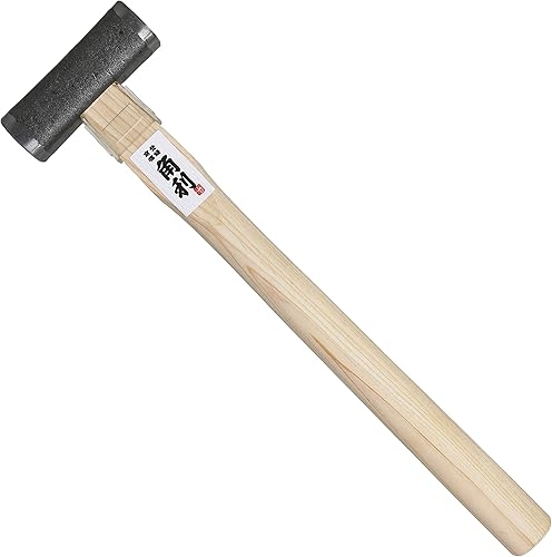 KAKURI Martillo carpintero GENNO 10.5 oz (300 g) Mango de madera de ciprés japonés, herramienta de martillo para carpintería para cincel, avión,