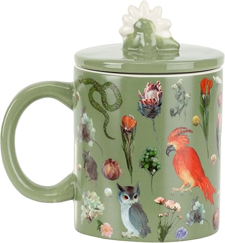 Miniatura 6 de Silver Buffalo Harry Potter Fantasy Floral Taza de cerámica de 18 onzas estándar