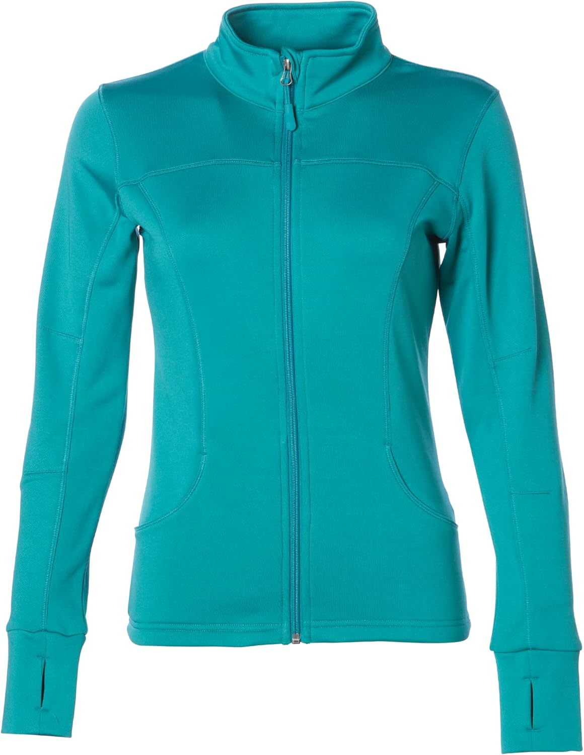 Global Blank Athletic Workout Jackets for Women, Full Zip-Up Jacket for Running, Yoga, and Sports at  Women’s Clothing store