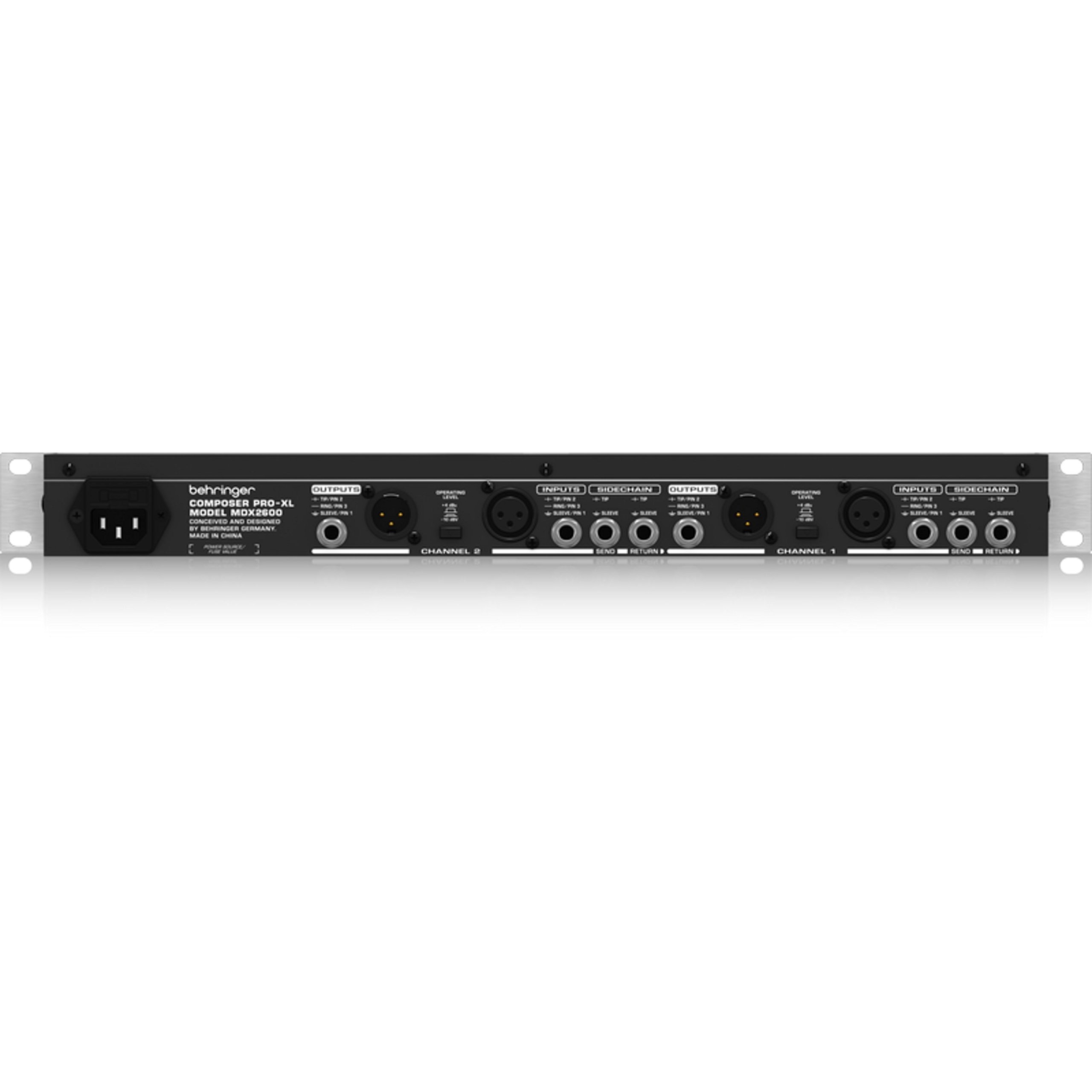 配信機器・PA機器・レコーディング機器 BEHRINGER MDX2600 COMPOSER PRO-XL COMPOSER PRO-XL MDX2600 2-Channel Expander/Gate/ Compressor