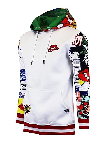 SCREENSHOT Mens Urban Hip Hop Premium Fleece Hoodie - Modern