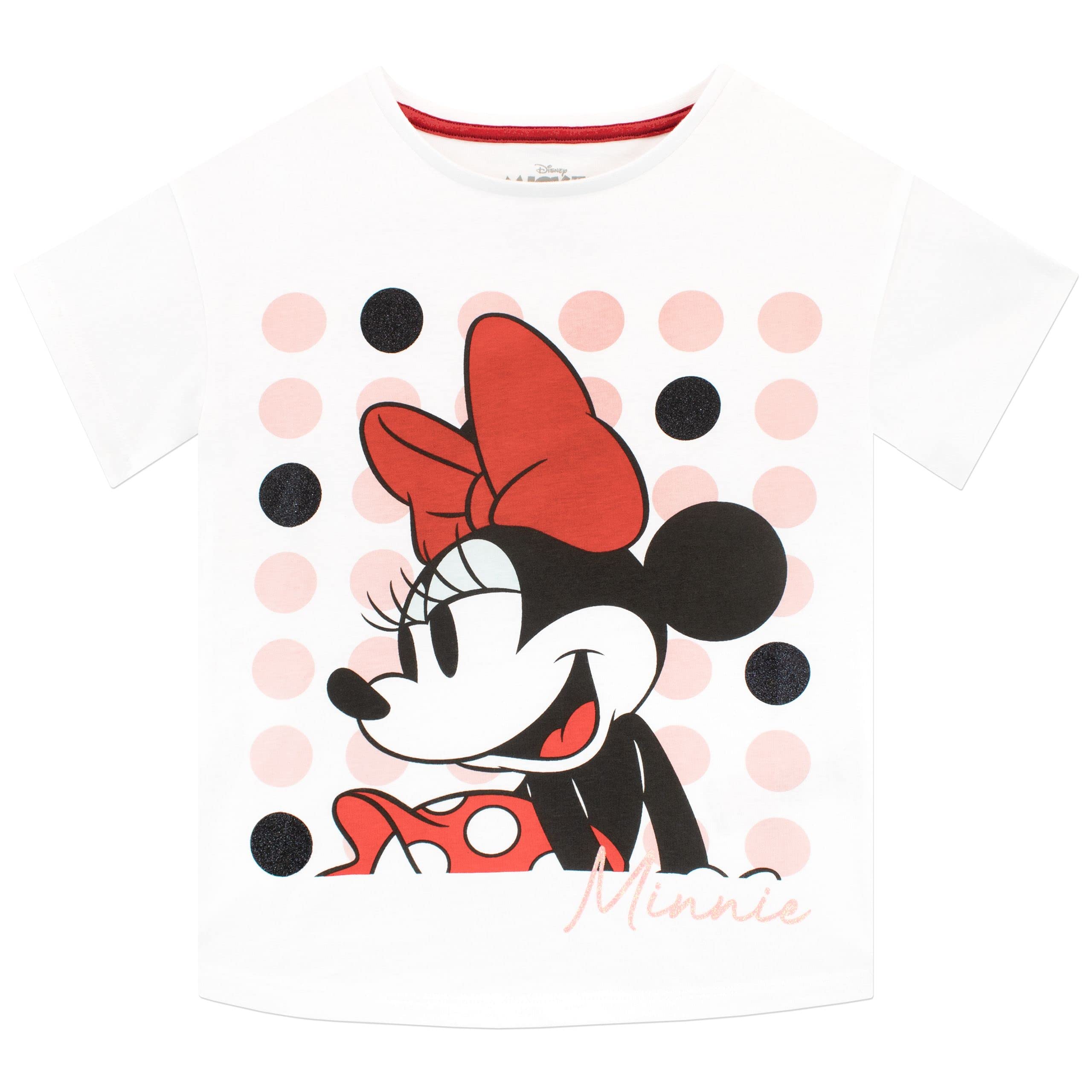 Disney Minnie Mouse Conjuntos de Top y Pantalones Cortos para Niñas Multicolor 4-5 años