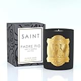 SAINT Padre Pio Scented Candle with Prayer and Prayer Coin, Saint of Healing and Italy, Soy Coconut Aromatherapy Candle with 80 Hour Burn Time, Special Edition