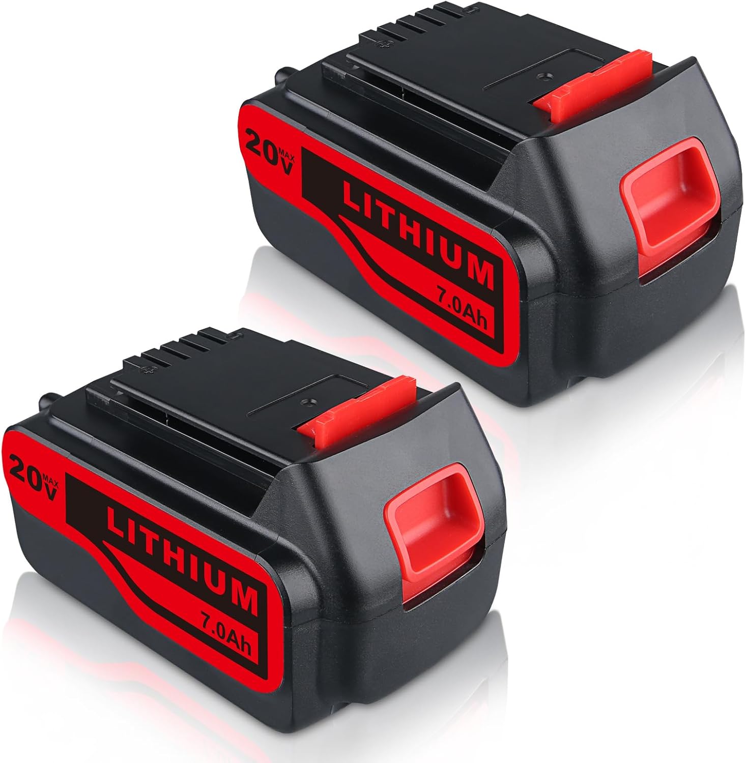 VANON 2Pack LB2X4020 7.0Ah 20V Max Lithium Battery Replacement for Black and Decker 20 Volt Battery Compatible with Black and Decker 20v Cordless Power Tools LBXR20 LBXR20-OPE LBX4020 LST220